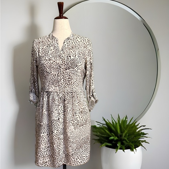 NWT Velvet Heart Leopard Print Dress - Size XS - Picture 3 of 14